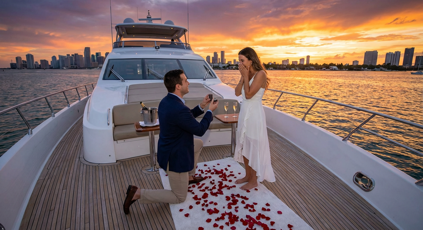 Proposal yacht rental in Miami